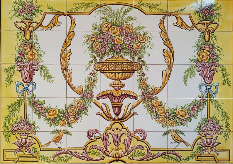 18th Century Portuguese Tile Mural - Made to Order | Ref. PT507