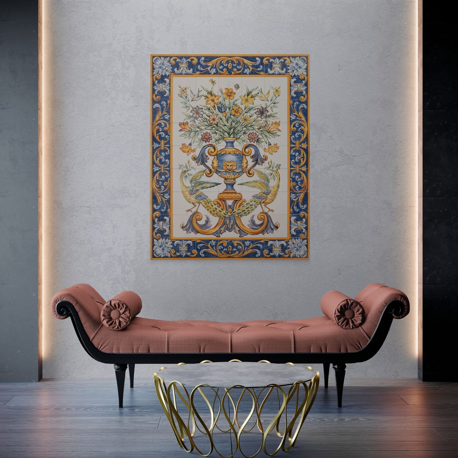 Albarrada Portuguese tile mural