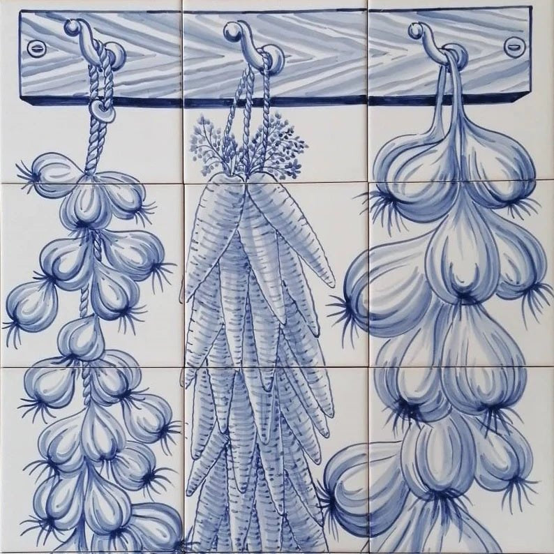 Hanging_vegetables_kitchen_tile_mural_PT303