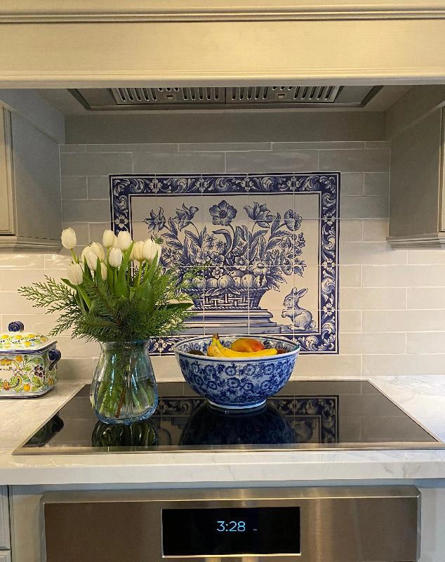 Kitchen tile mural Rabbit and Duck