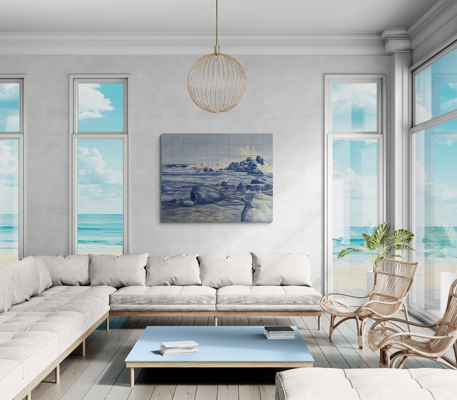 Sea Portuguese tile mural