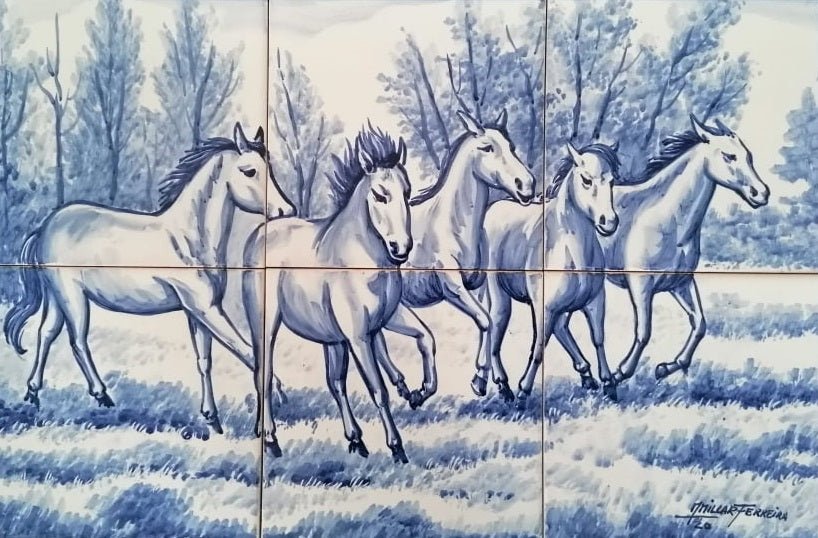 Horse Tile Mural PT231