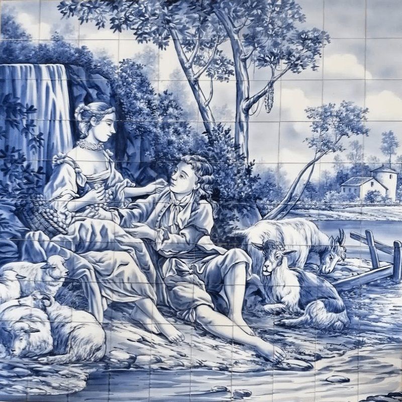 Romantic Tile Mural PT453