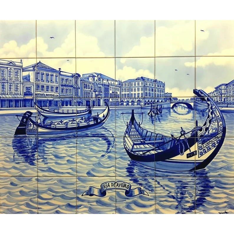 Salt Boats Tile Mural PT238