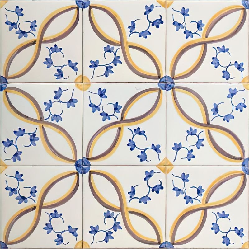 Hand Painted Portuguese Tiles "Aveiro" | Ref. PT493