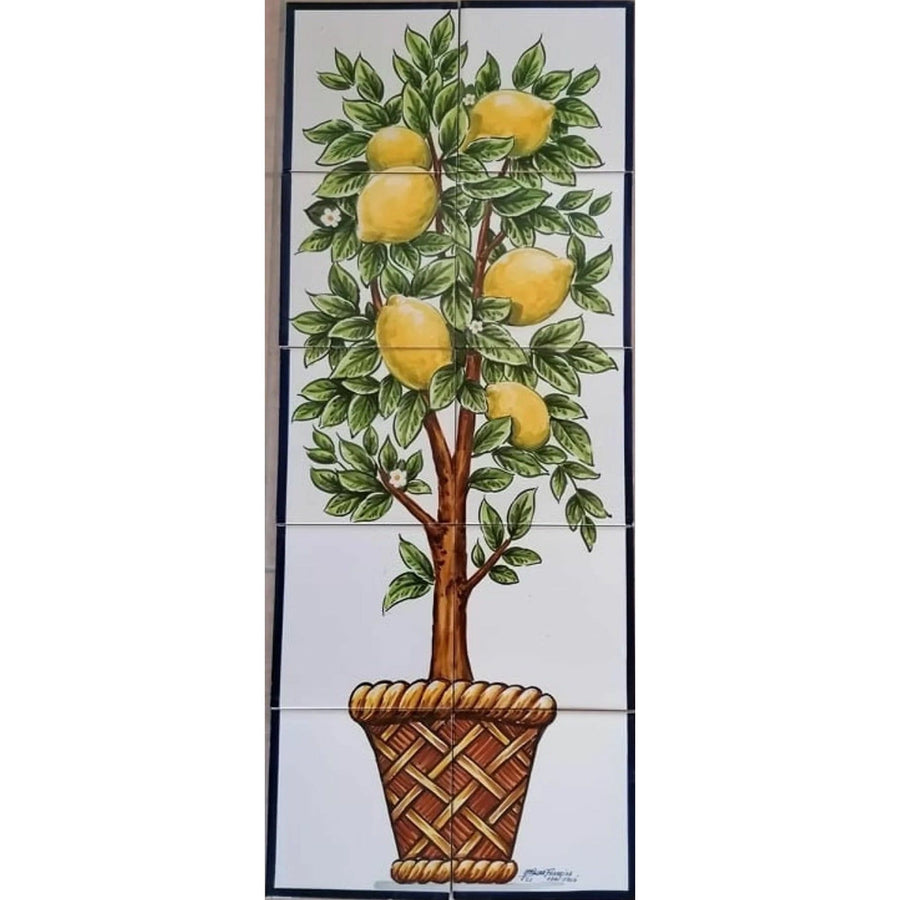 Ceramic Tile Mural "Lemon Tree" | Ref. PT200